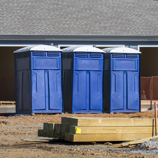 do you offer hand sanitizer dispensers inside the porta potties in Gleed Washington